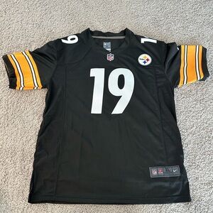 Nike NFL Black On Field Steelers Calvin Austin Jersey